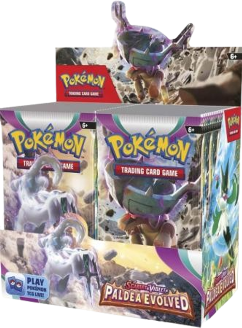 Paldea Evolved Booster Box - factory sealed Pokemon TCG product