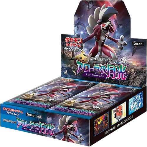 Alolan Moonlight Japanese Booster Box - factory sealed Pokemon TCG product