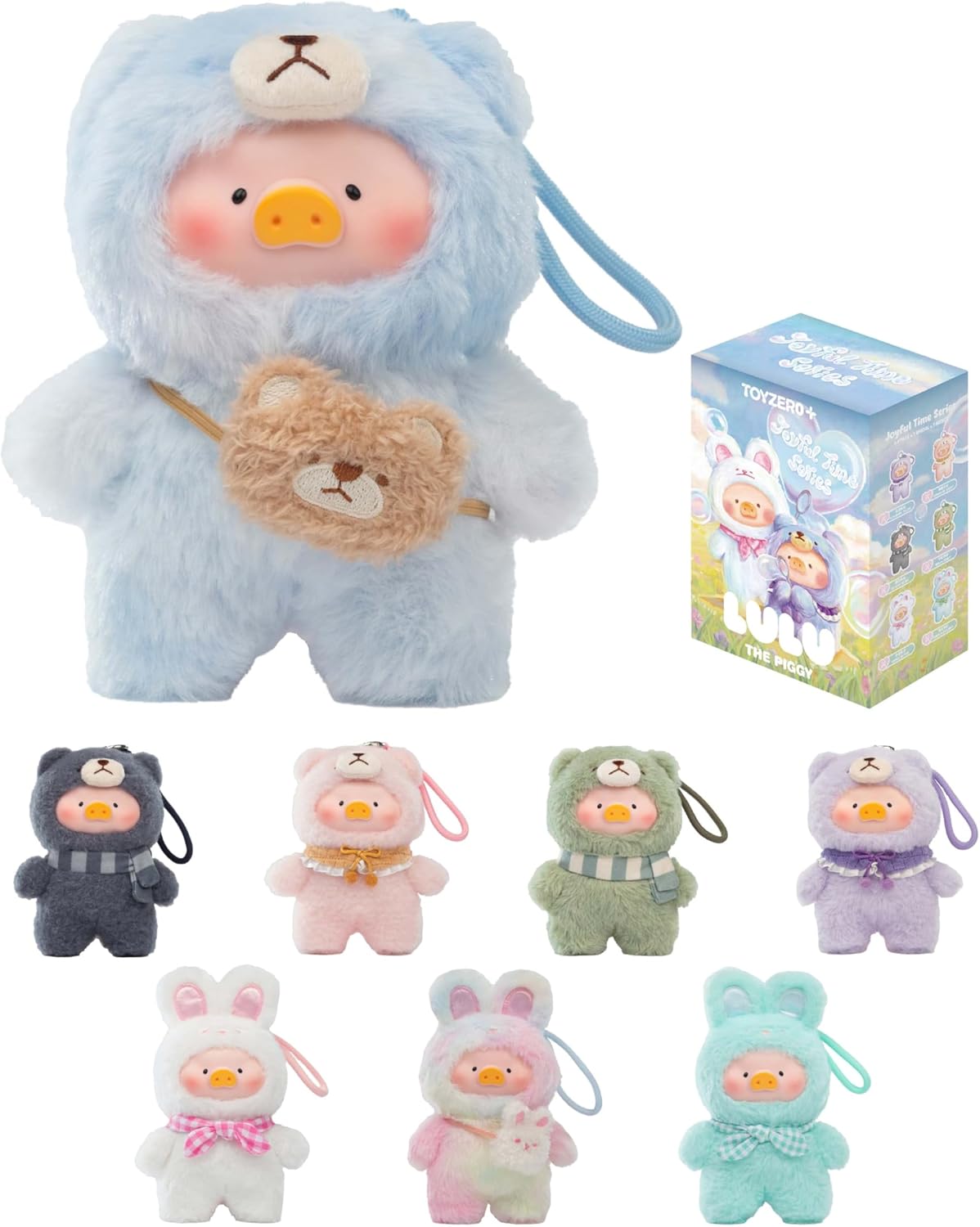 Lulu The Piggy Blind Box - Joyful Time Series Plush Keychain - view 1 of 6