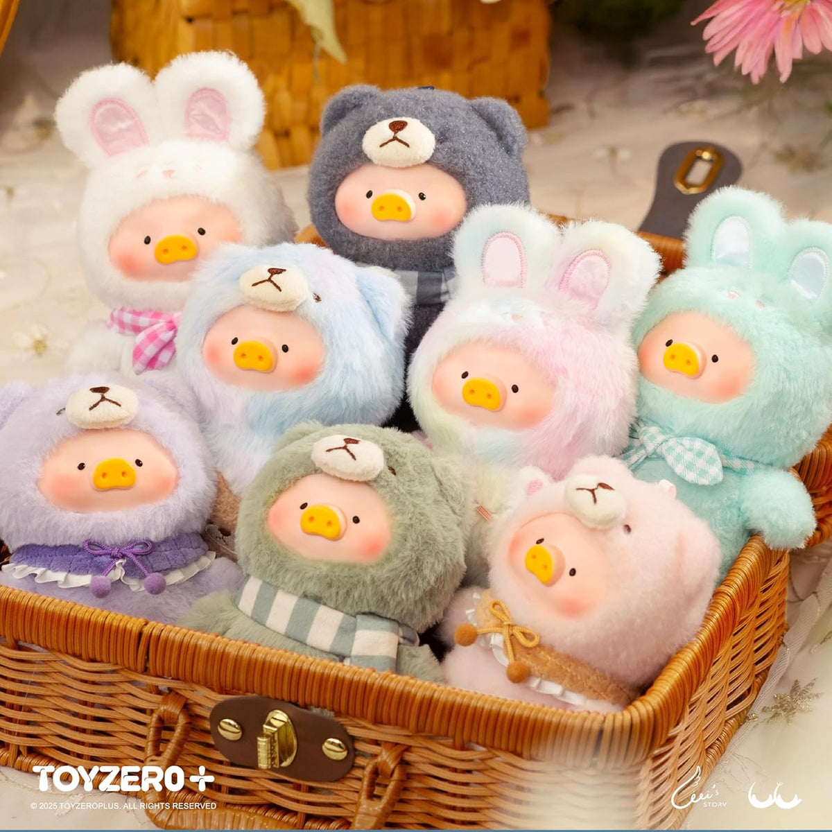 Lulu The Piggy Blind Box - Joyful Time Series Plush Keychain - view 2 of 6