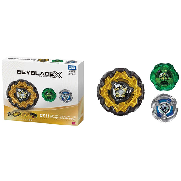 Takara Tomy Beyblade X CX-11 Emperor Might Deck Set