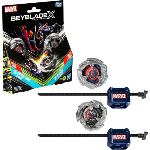 Beyblade X Marvel Spider-Man 3-60F vs. Venom 3-80N Multipack Set - view 1 of 5