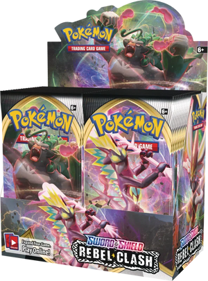 Rebel Clash Booster Box - factory sealed Pokemon TCG product