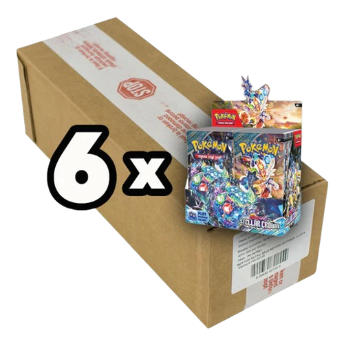 Sealed Case Stellar Crown Booster Box - factory sealed Pokemon TCG product