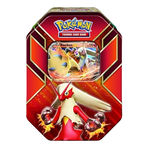 2015 Hoenn Power Blaziken EX Collector's Tin - factory sealed Pokemon TCG product