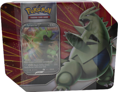 Pokemon V Strikers Tyranitar V Collector's Tin - factory sealed Pokemon TCG product