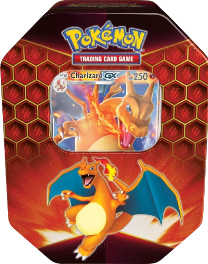 Charizard Gx Hidden Fates Tin - factory sealed Pokemon TCG product