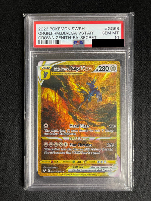 Origin Forme Dialga VSTAR GG68 Crown Zenith PSA 10 - view 1 of 2