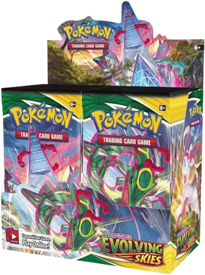 Evolving Skies Booster Box - factory sealed Pokemon TCG product