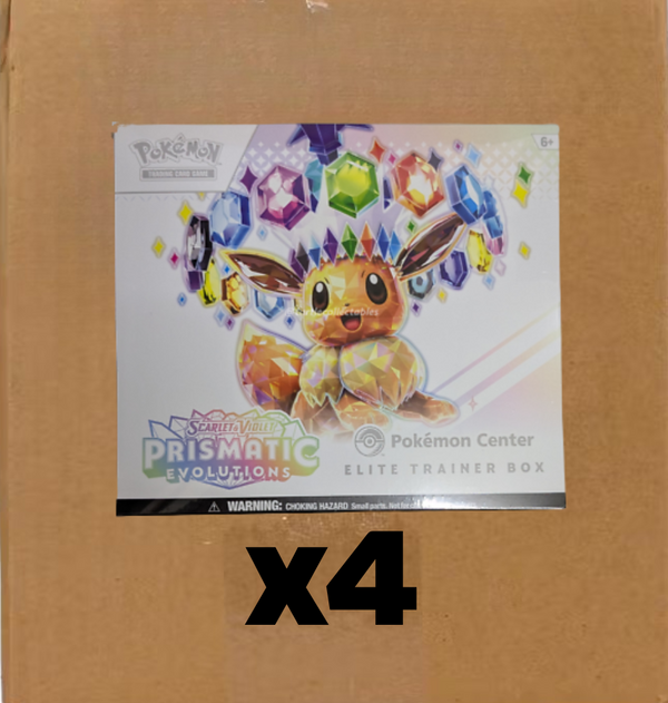 Sealed Case Prismatic Evolutions PC ETB x4 - SV8.5 - factory sealed Pokemon TCG product