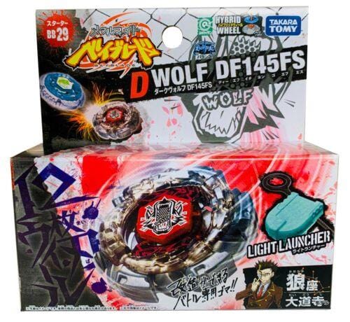 TAKARA TOMY Dark Wolf DF145FS Metal Fusion Beyblade Starter w/ Launcher BB-29
