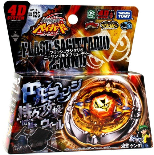TAKARA TOMY Flash Sagittario 230WD Metal Fury Beyblade Starter w/ Launcher BB-126