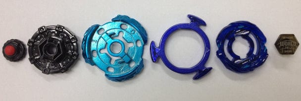 TAKARA TOMY Wing Pegasus / Pegasis S130RB Rare WBBA Metal Fury Beyblade - view 2 of 3