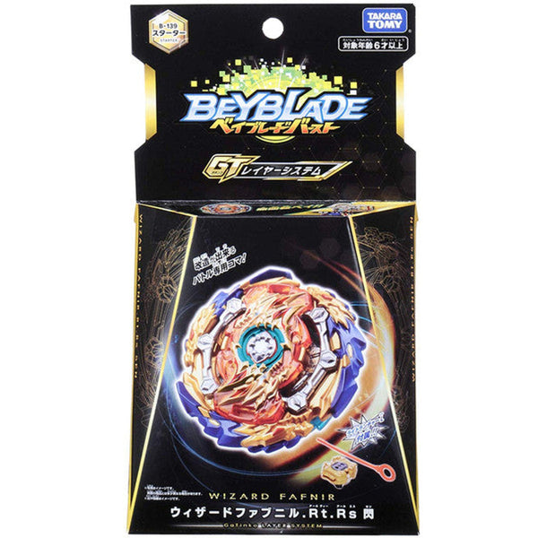 TAKARA TOMY Wizard Fafnir .Rt.Rs Beyblade Burst GT Starter w/ Launcher B-139