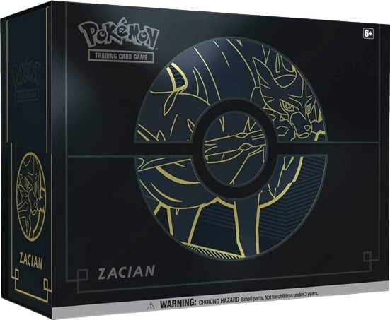 Zacian Sword & Shield ETB + - factory sealed Pokemon TCG product