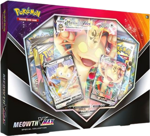 Meowth VMAX Special Collection Box - factory sealed Pokemon TCG product