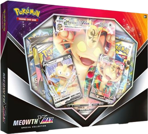 Meowth VMAX Special Collection Box - factory sealed Pokemon TCG product