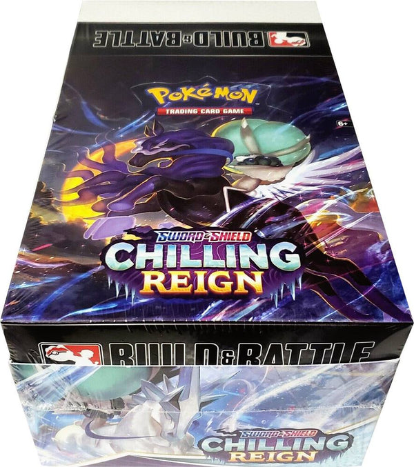 Chilling Reign Build & Battle Display - factory sealed Pokemon TCG product