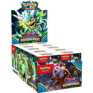 Display of 10 Twilight Masquerade Build & Battle - factory sealed Pokemon TCG product