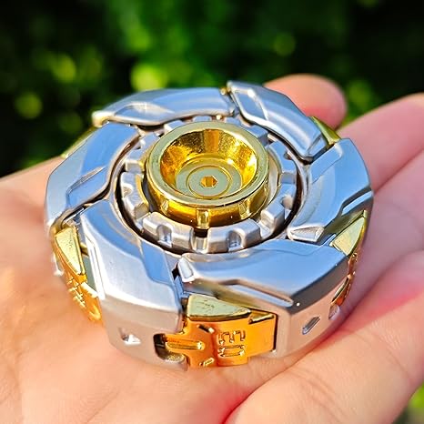 Fidget Sliders Open Armor Spinning Top - Magnetic Metal Fidget Toy - view 4 of 8