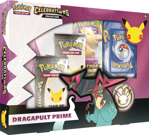 Celebrations Dragapult Prime Collection Box - factory sealed Pokemon TCG product