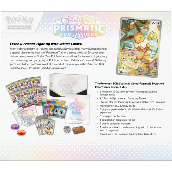 Pokemon TCG Prismatic Evolutions Elite Trainer Box - view 7 of 8