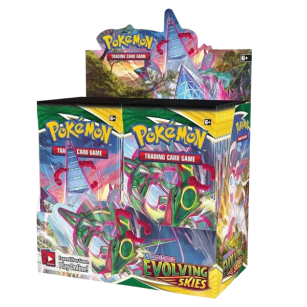 Evolving Skies Booster Box (First Print) - factory sealed Pokemon TCG product