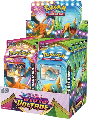 Vivid Voltage Display of 8 Theme Deck - factory sealed Pokemon TCG product