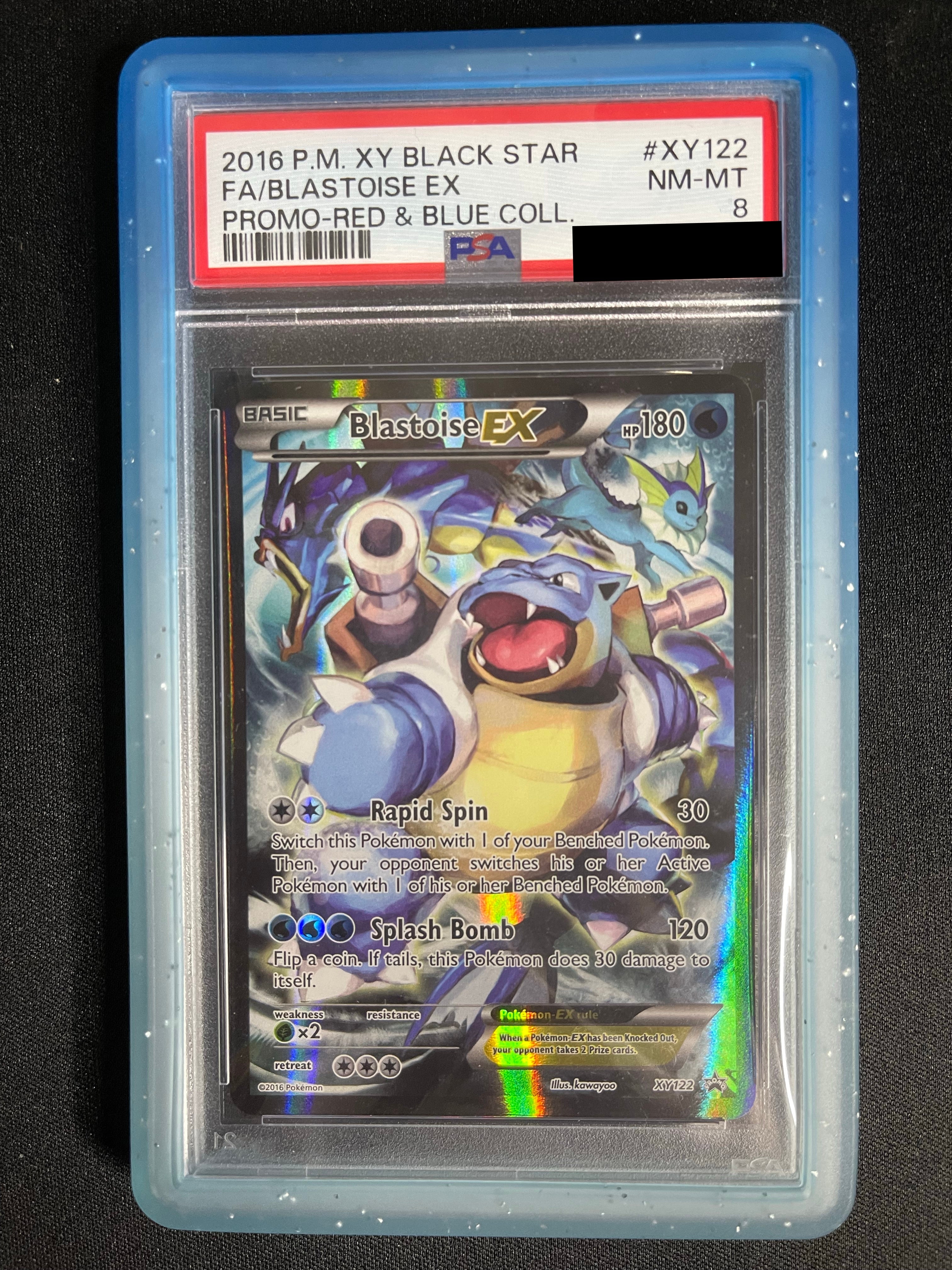 Blastoise EX XY122 Black Star Promo PSA 8 - view 1 of 2