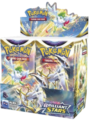 Brilliant Stars Booster Box - factory sealed Pokemon TCG product