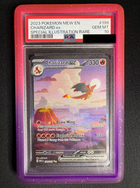 Charizard ex 199/165 Pokemon 151 Special Illustration Rare PSA 10 - view 1 of 2