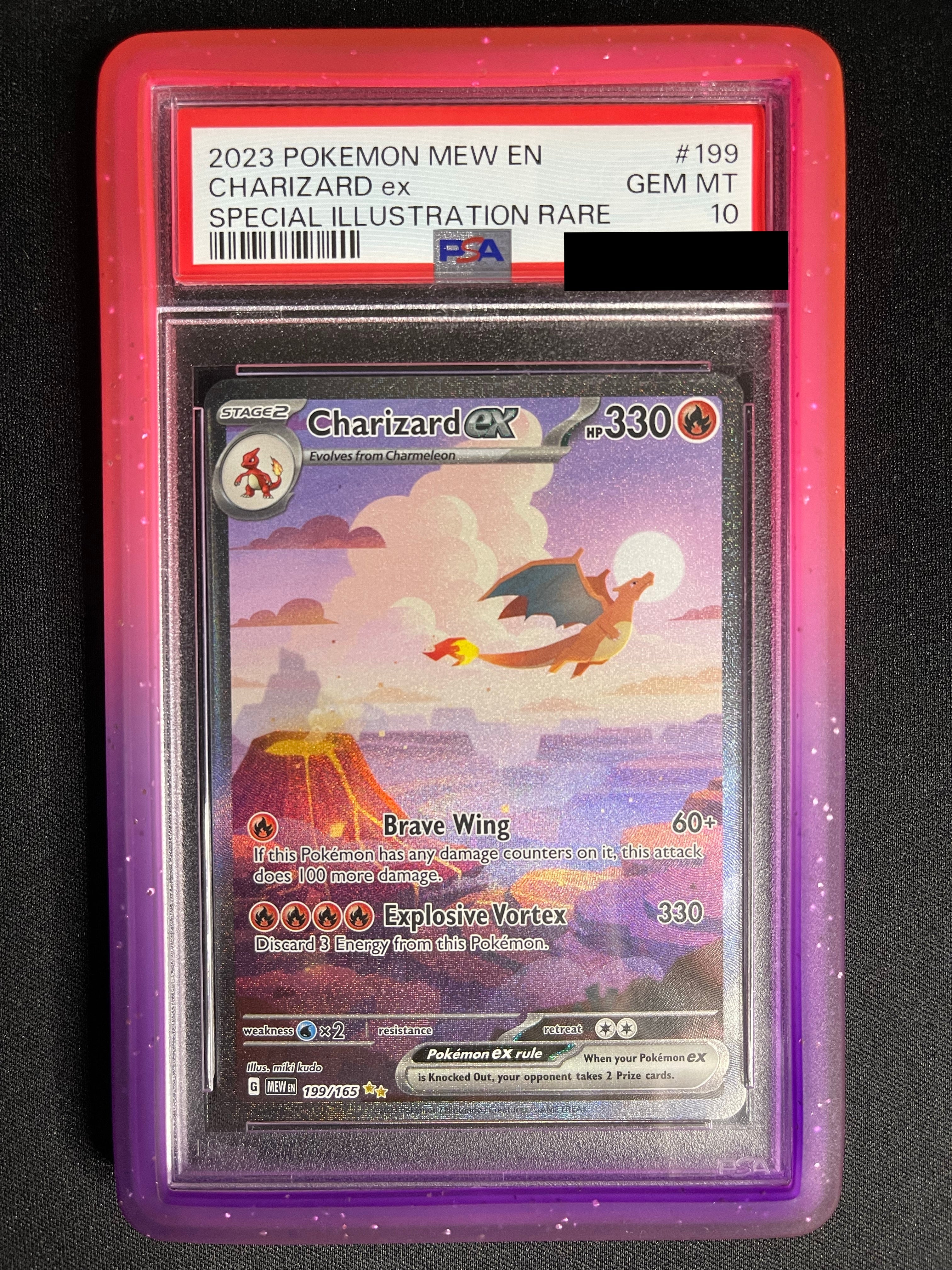 Charizard ex 199/165 Pokemon 151 Special Illustration Rare PSA 10 - view 1 of 2