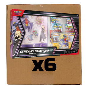 Sealed Case Cynthia's Garchomp ex Premium Collection Box - factory sealed Pokemon TCG product