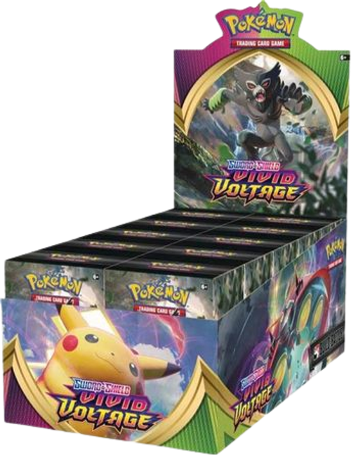 Vivid Voltage Build & Battle Display of 10 Boxes - factory sealed Pokemon TCG product