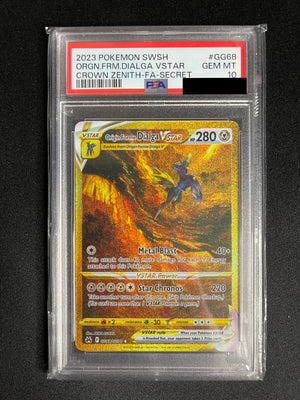 Origin Forme Dialga VSTAR GG68 Crown Zenith PSA 10 - view 1 of 2