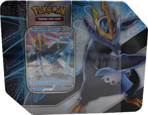 Pokemon V Strikers Empoleon V Collector's Tin - factory sealed Pokemon TCG product