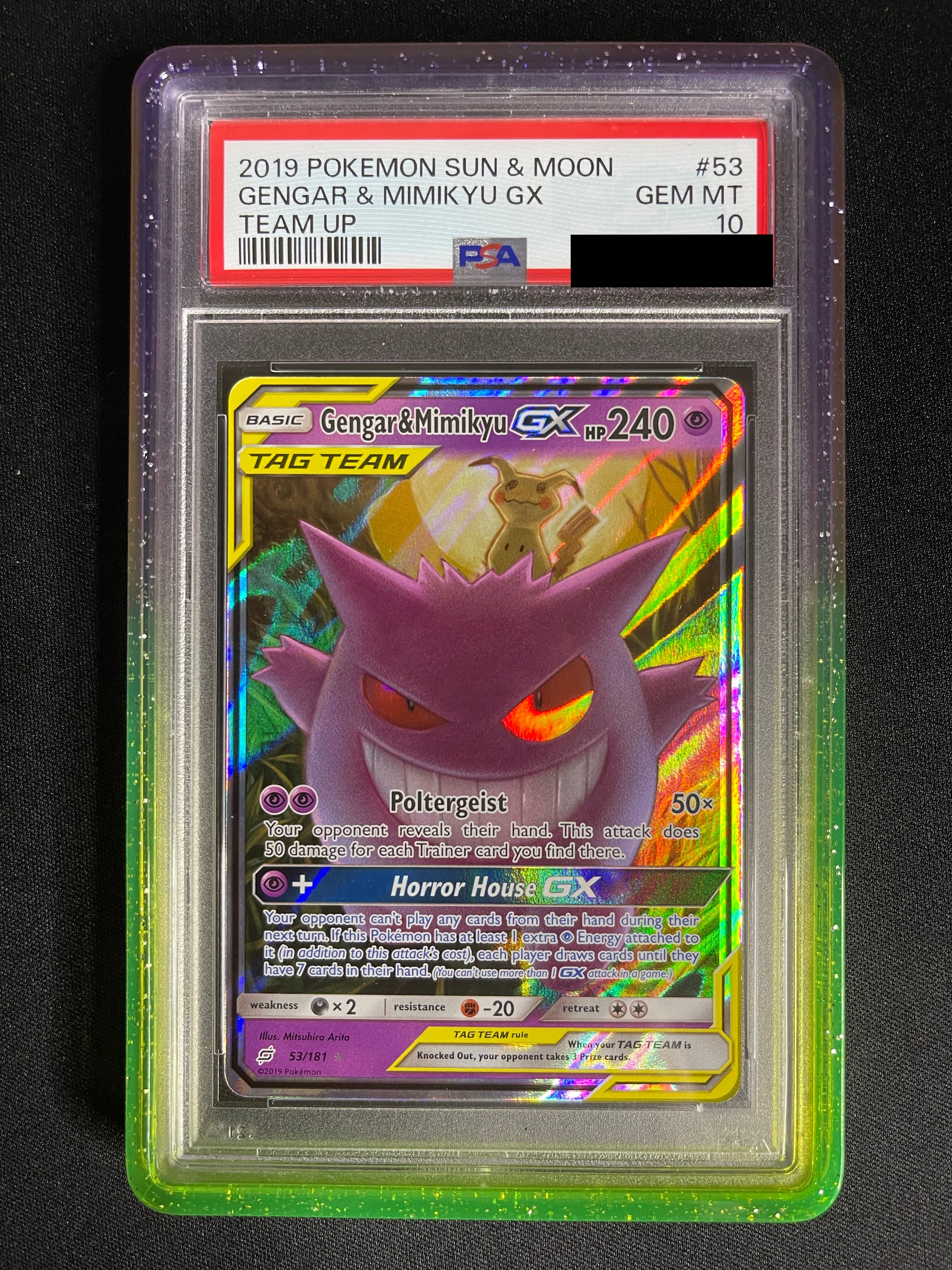 Gengar & Mimikyu GX 53/181 Team Up PSA 10 - view 1 of 2