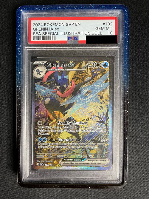 Greninja ex 132 Shrouded Fable Special Illustration Collection PSA 10 - view 1 of 2