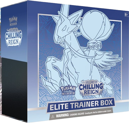 Chilling Reign Ice Rider Calyrex ETB - factory sealed Pokemon TCG product