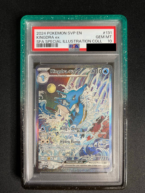 Kingdra ex 131 Shrouded Fable Special Illustration Collection PSA 10 - view 1 of 2