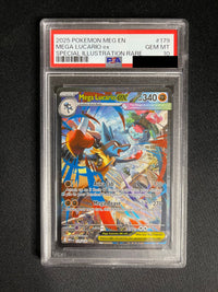 Mega Lucario ex 179/132 Mega Evolution Special Illustration Rare PSA 10 - view 1 of 2
