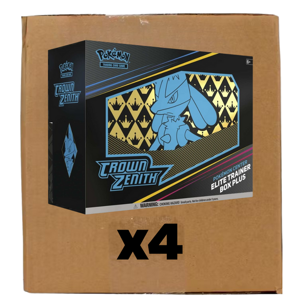 Sealed Case Crown Zenith PC ETB + - factory sealed Pokemon TCG product