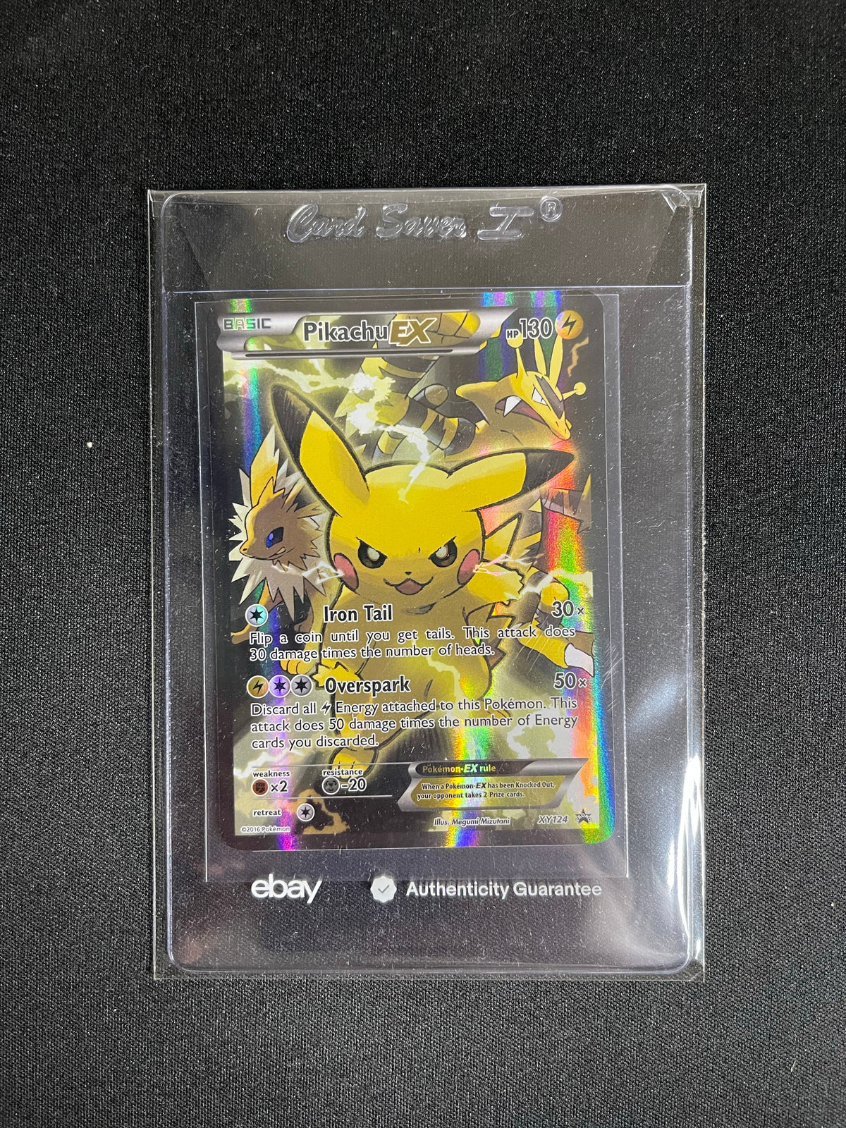Pikachu EX XY124 Black Star Promo - view 1 of 2