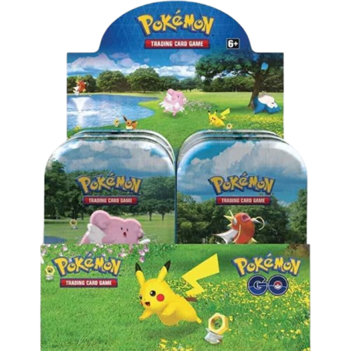 Pokemon GO Mini Tin Display of 10 - factory sealed Pokemon TCG product