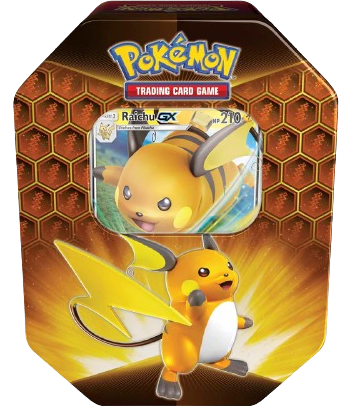 Raichu Gx Elemental Power Tin - factory sealed Pokemon TCG product