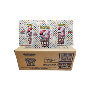 Sealed Case Japanese 151 Booster Box - factory sealed Pokemon TCG product