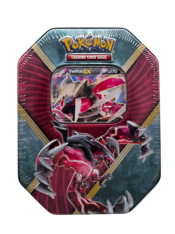 Shiny Yveltal EX Collector Tin - factory sealed Pokemon TCG product