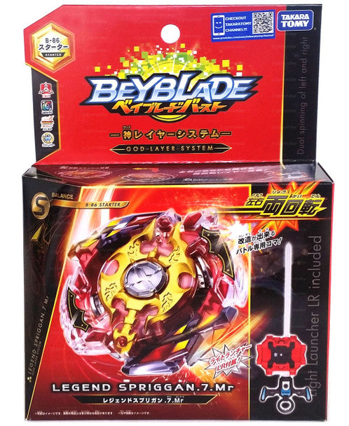 Takara Tomy Beyblade Burst B-86 Starter Legend Spriggan.7.Mr Spriggan - view 1 of 2