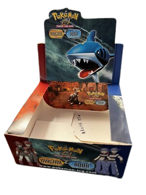 EX Team Magma VS Team Aqua Booster Box - Empty Box - factory sealed Pokemon TCG product