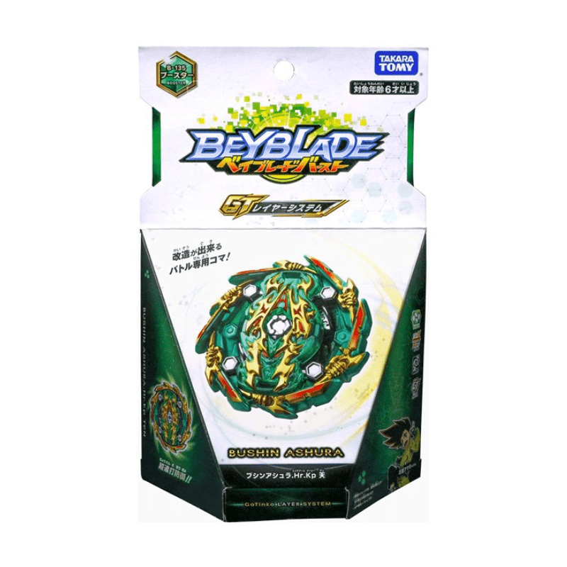 Takara Tomy Beyblade B-135 Booster Bushin Ashura.Hr.Kp Ten - view 1 of 4